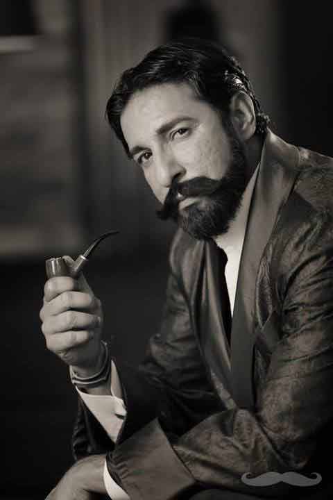 Wasim Akram in beard